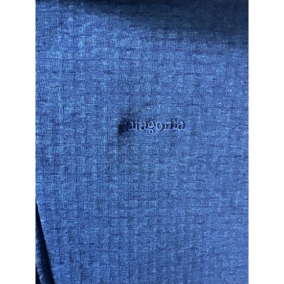 VTG Patagonia Mens XL Regulator R1 Flash Pullover Polartec Waffle Knit Blue USA - Picture 3 of 7